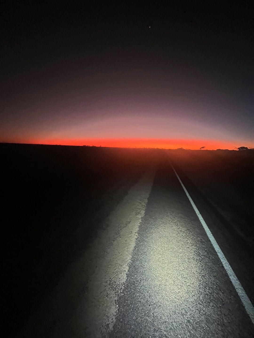 Day 8 Sunrise - Nundroo to Ceduna - Indian Pacific Wheel Ride 2022 - IPWR - Willy Maykit