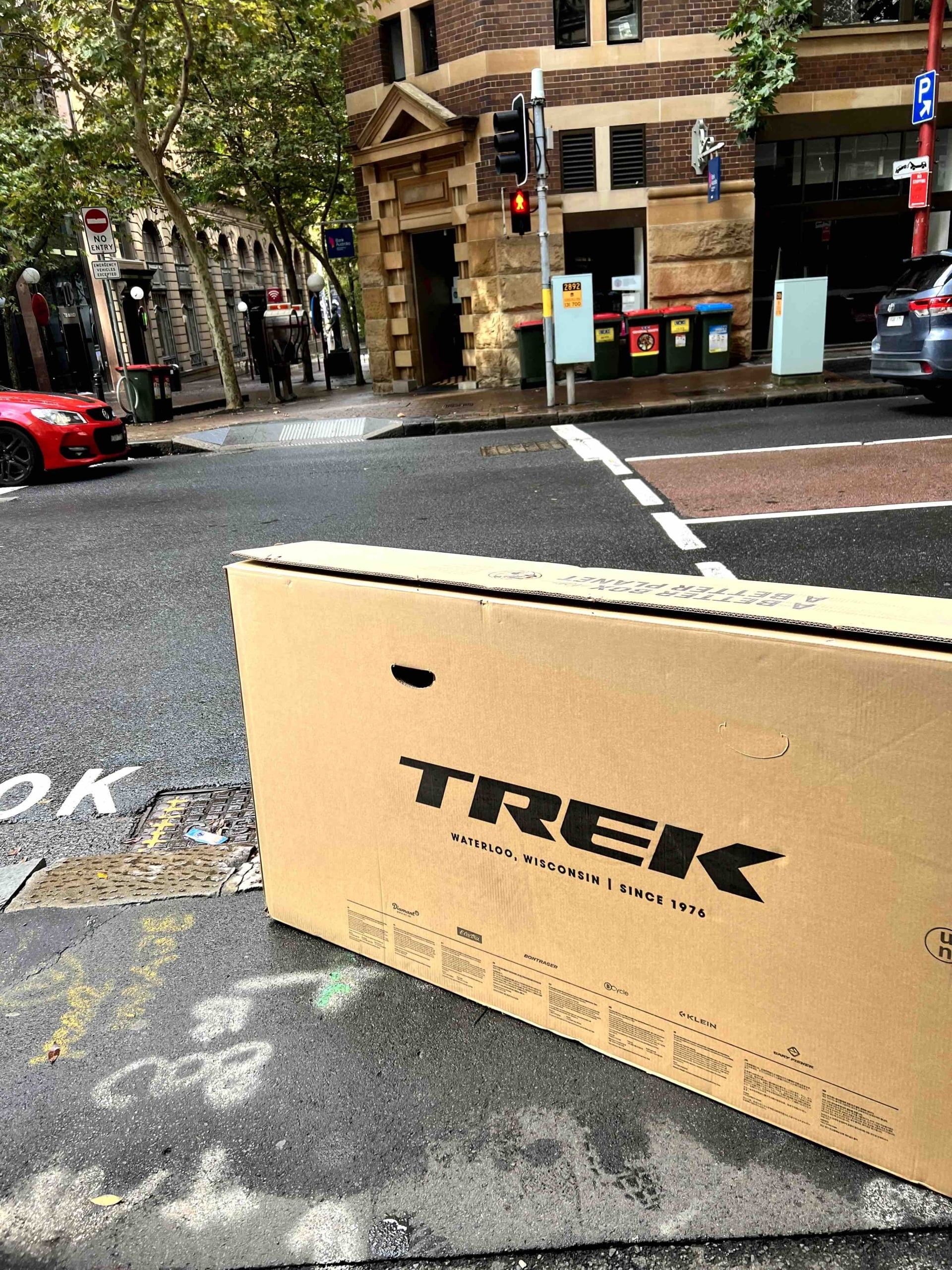 Trek bike online box